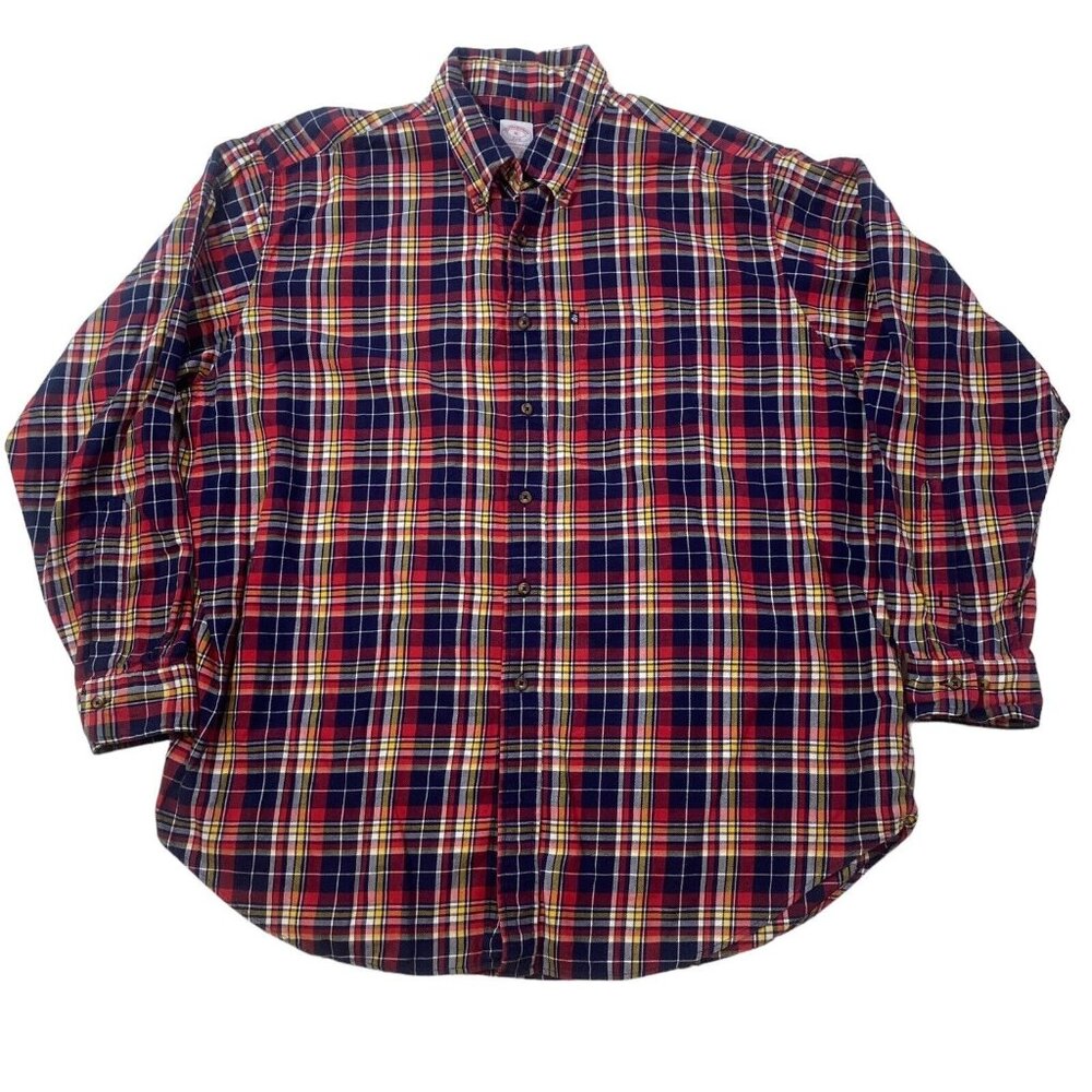 Brooks Brothers Flannel Shirt Men's size XL